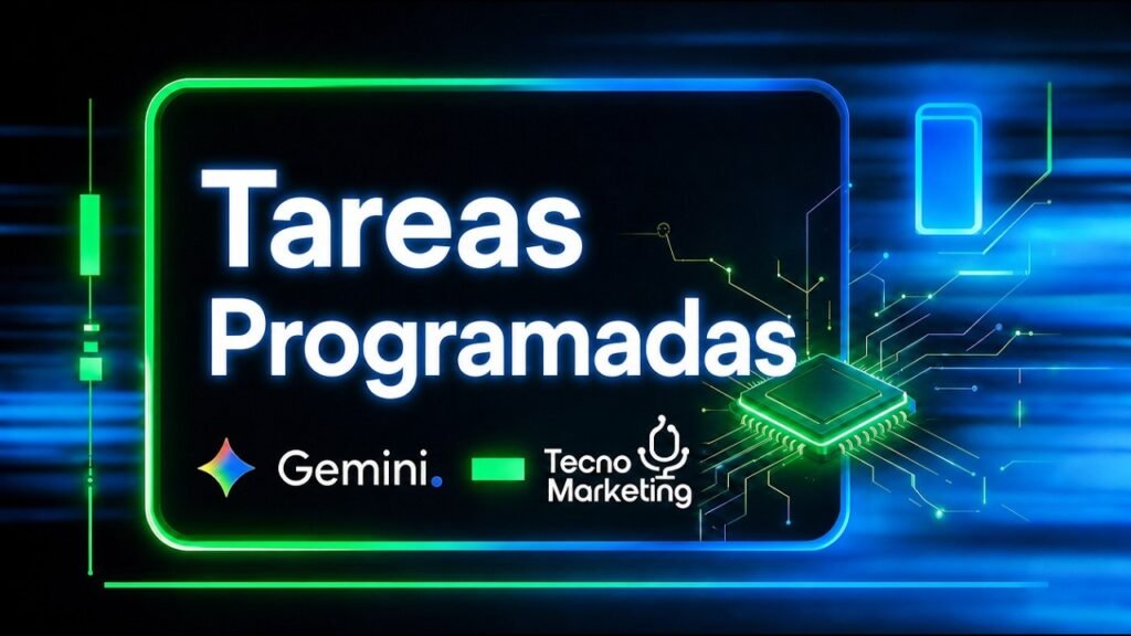 Acciones programadas Gemini - tutorial de Gemini IA: Gemini App Móvil: Domina Cámara, Pantalla y Voz