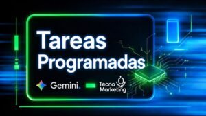 Acciones programadas Gemini - tutorial de Gemini IA: Gemini App Móvil: Domina Cámara, Pantalla y Voz